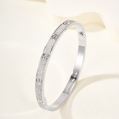 [⭐Shinejoy]LOVE BRACELET 4.8MM DIAMOND-PAVED