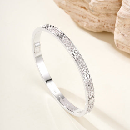 [⭐Shinejoy]LOVE BRACELET 4.8MM DIAMOND-PAVED
