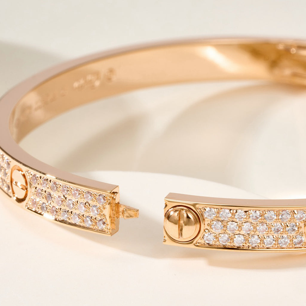 [⭐Shinejoy]LOVE BRACELET 4.8MM DIAMOND-PAVED