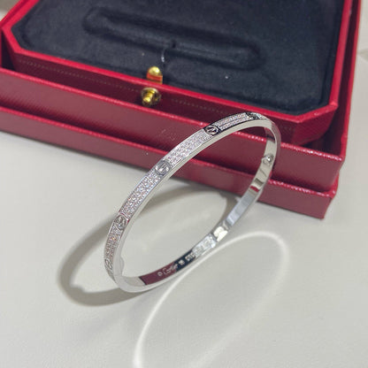 {
  "⭐Shinejoy": "LOVE ブレスレット 3.65mm ダイヤモンドパヴェ"
}