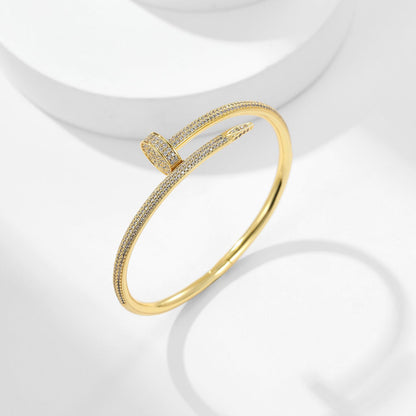 [⭐Shinejoy]JUSTE BRACELET 3.5MM ALL DIAMONDS