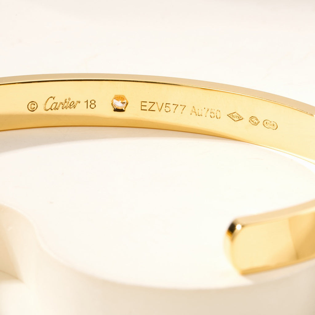 [⭐Shinejoy]LOVE ARMBAND 6,1MM 1 DIAMANT OFFENER REIF