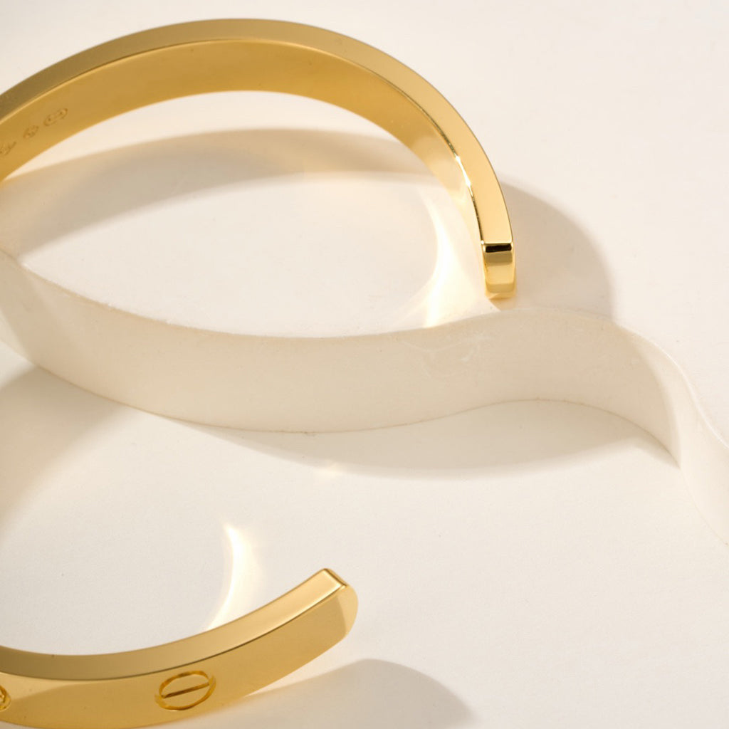 [⭐Shinejoy]LOVE ARMBAND 6,1MM 1 DIAMANT OFFENER REIF