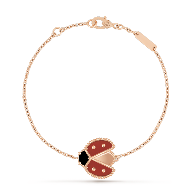 [⭐Shinejoy]LUCKY SPRING 1 MOTIV ARMBAND ROSÉGOLD