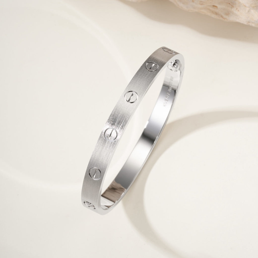 [⭐Shinejoy]LOVE BRACELET 6.1MM BRUSHED