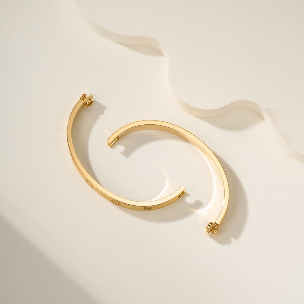 [⭐Shinejoy]LOVE BRACELET 6.1MM BRUSHED