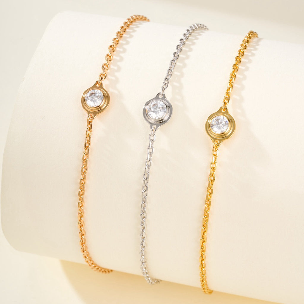 [⭐Shinejoy]DAMOUR ブレスレット 1 ダイヤモンド