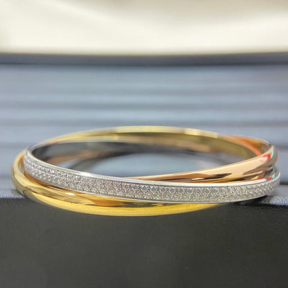 [⭐Shinejoy]トリニティ 2.8MM スモールブレスレット