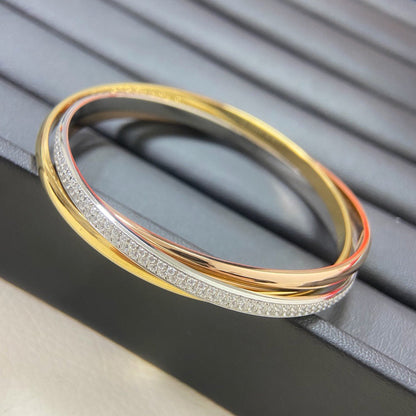 [⭐Shinejoy]トリニティ 2.8MM スモールブレスレット