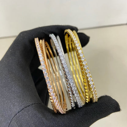[⭐Shinejoy]ETINCELLE HALB-DIAMANTBESETZTES ARMBAND