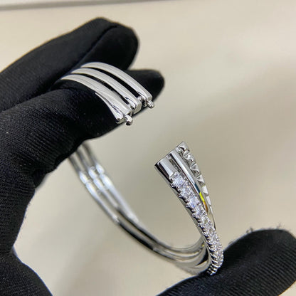 [⭐Shinejoy]ETINCELLE HALB-DIAMANTBESETZTES ARMBAND