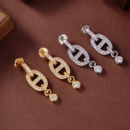 {
  "⭐Shinejoy": "⭐Shinejoy",
  "HM CHAINE DIAMOND EARRINGS": "HM チェーン ダイヤモンドピアス"
}