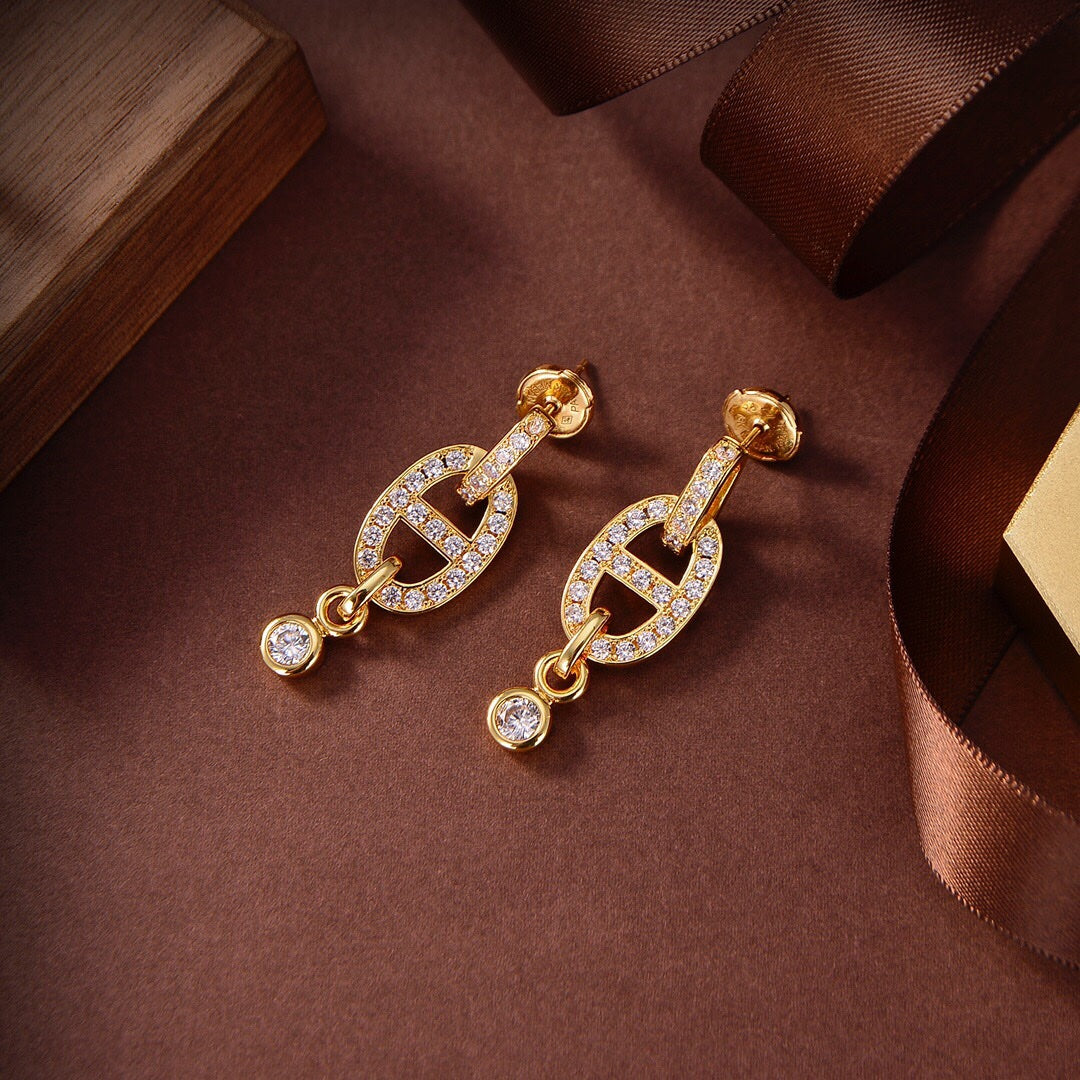 {
  "⭐Shinejoy": "⭐Shinejoy",
  "HM CHAINE DIAMOND EARRINGS": "HM チェーン ダイヤモンドピアス"
}