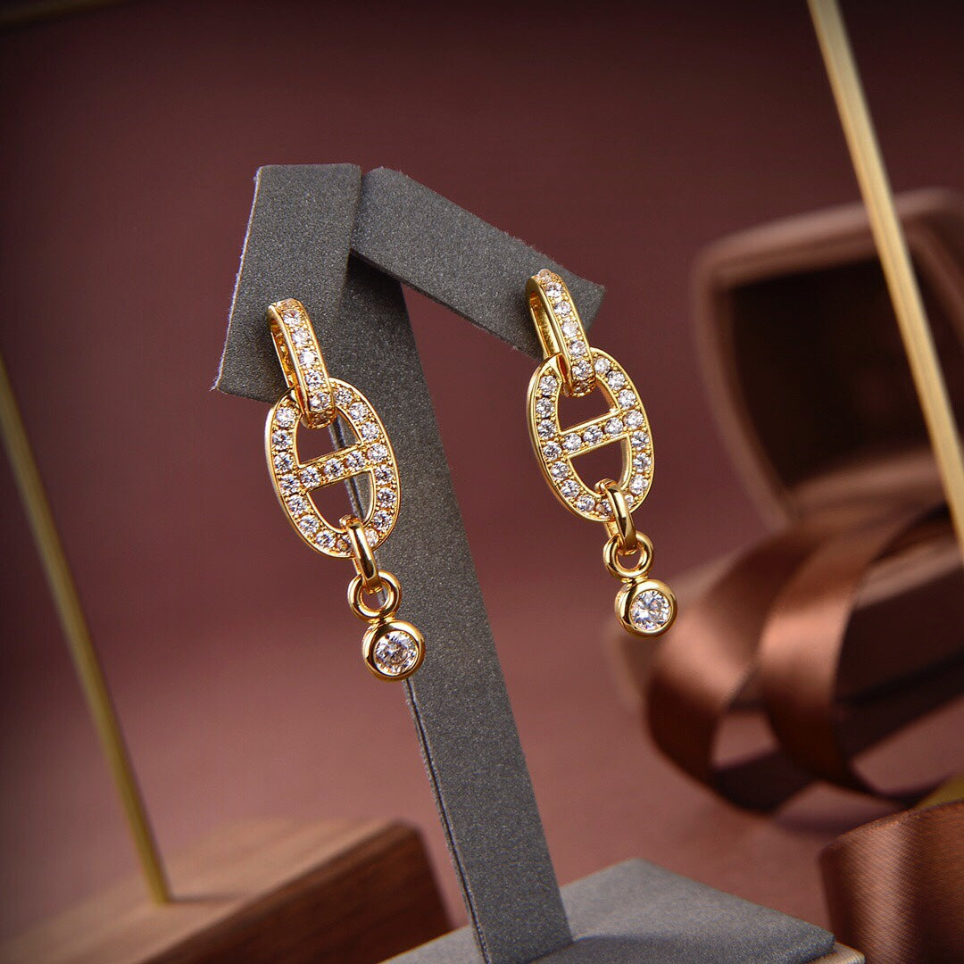 {
  "⭐Shinejoy": "⭐Shinejoy",
  "HM CHAINE DIAMOND EARRINGS": "HM チェーン ダイヤモンドピアス"
}