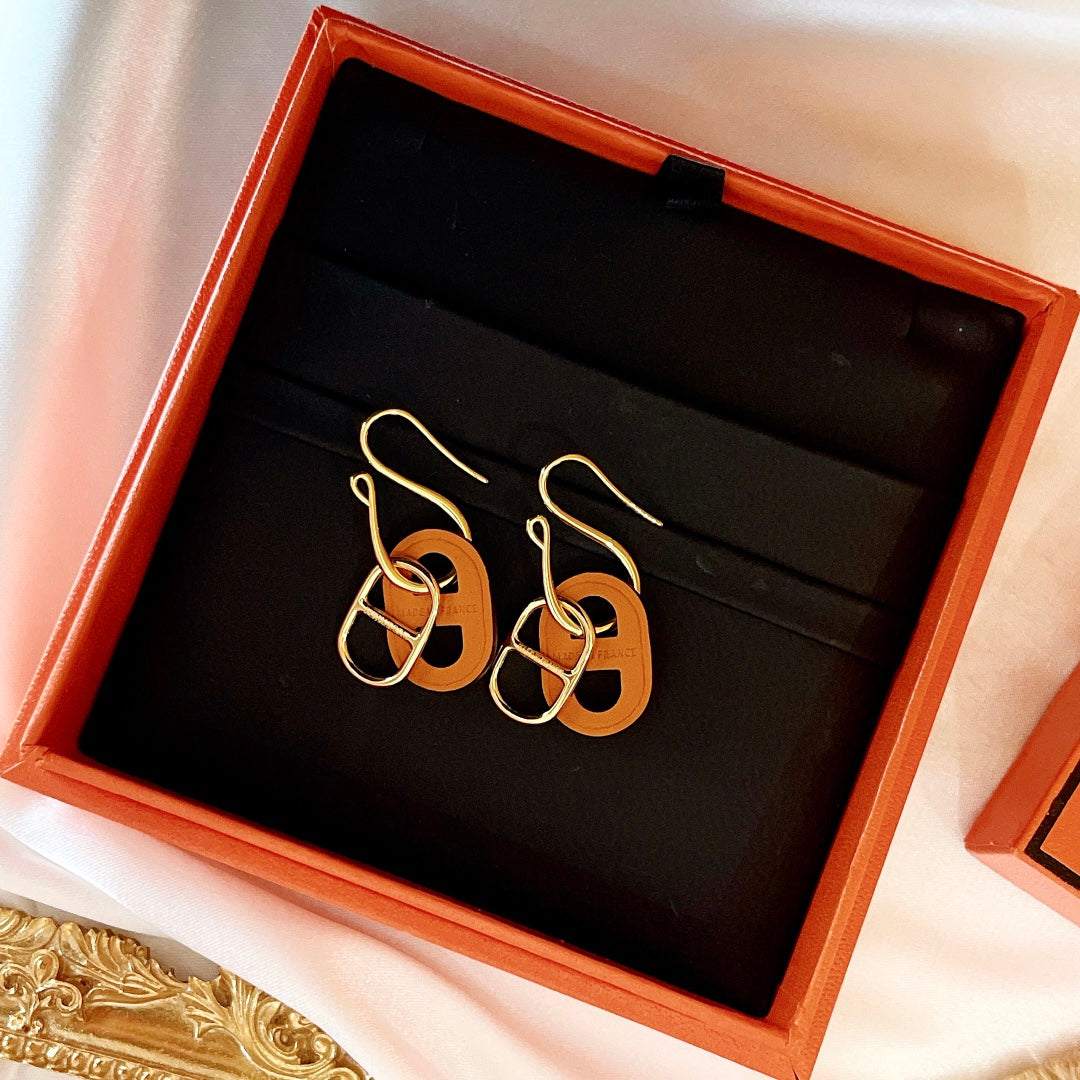 [⭐Shinejoy]HM O'MAILLON ゴールドピアス