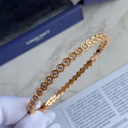 [⭐Shinejoy]BEE LOVE GOLDARMBAND VOLL DIAMANT