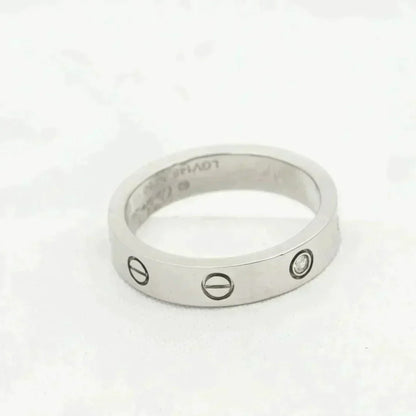 [⭐Shinejoy]LOVE RING 4MM 1P ダイヤ シルバー