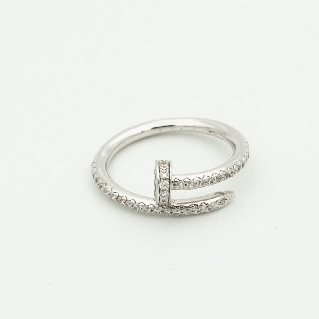 [⭐Shinejoy]JUSTE RING 1,8 MM SILBER DIAMANTEN