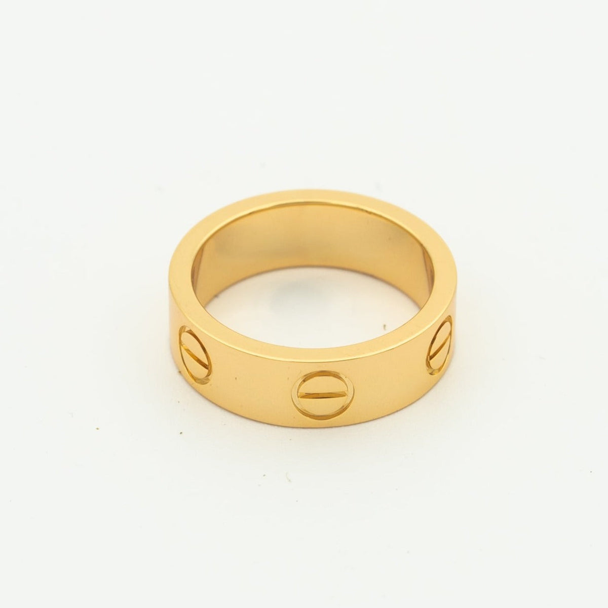 [⭐Shinejoy]LOVEリング 5.5MM ダイヤモンドなし