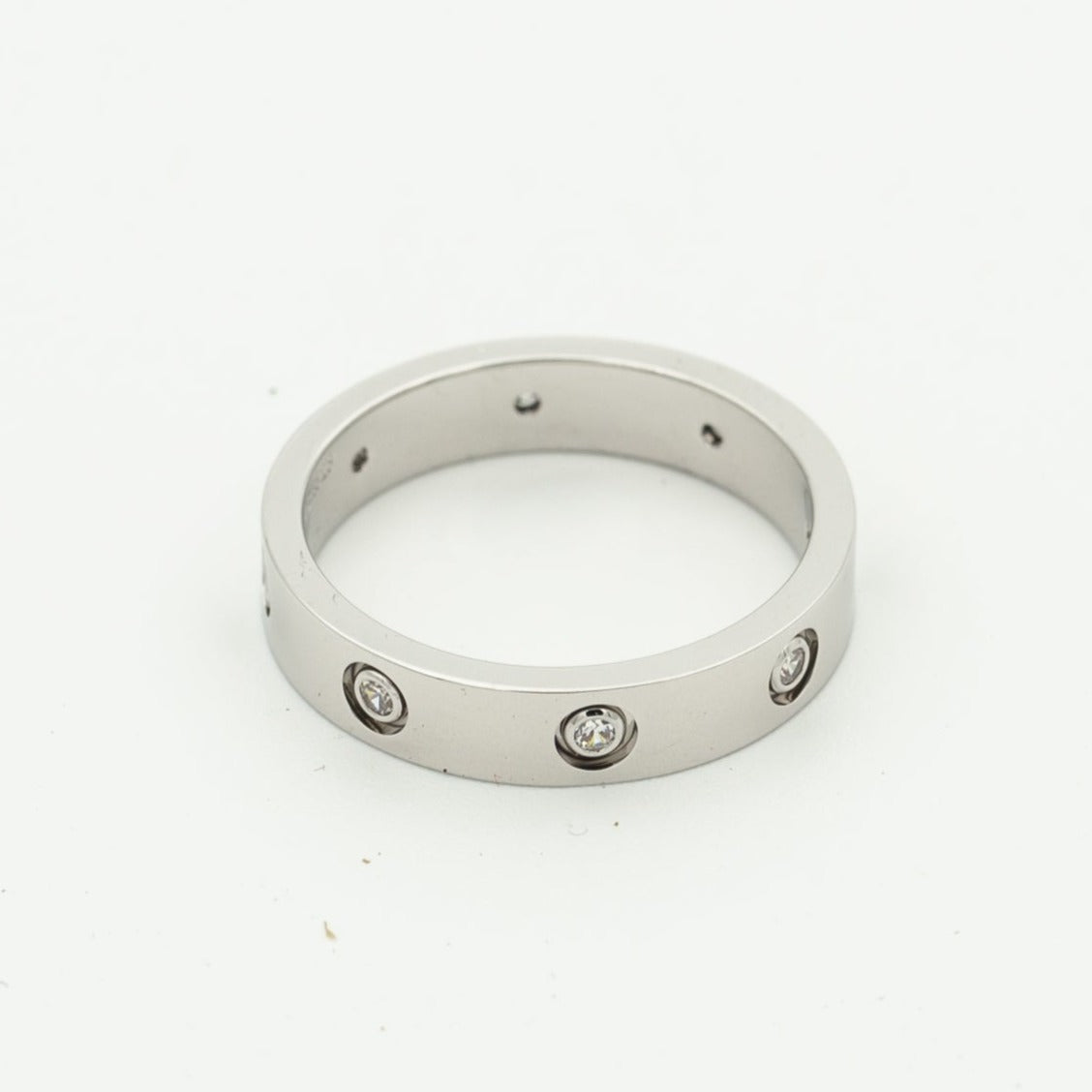 [⭐Shinejoy]LOVE リング 3.6MM 8ダイヤモンド