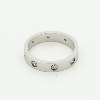[⭐Shinejoy]LOVE リング 3.6MM 8ダイヤモンド