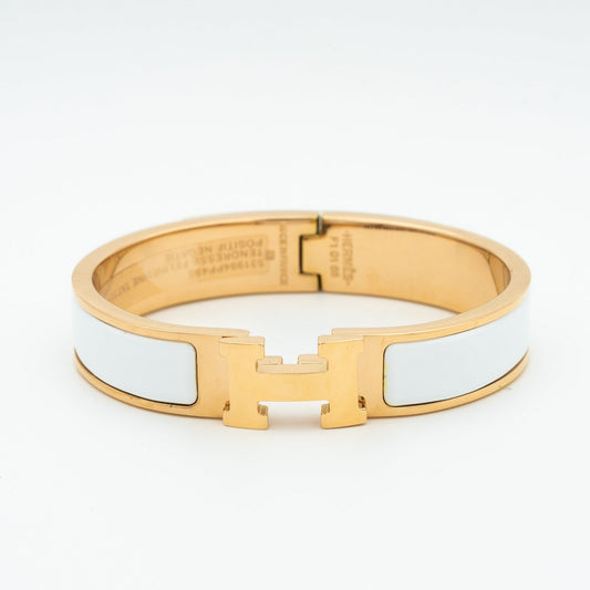 [⭐Shinejoy]H ホワイトブレスレット