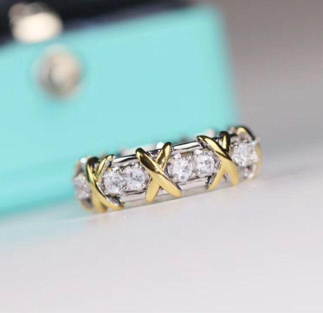 [⭐Shinejoy jewelrys]クラシック ゴールド ダイヤモンド リング