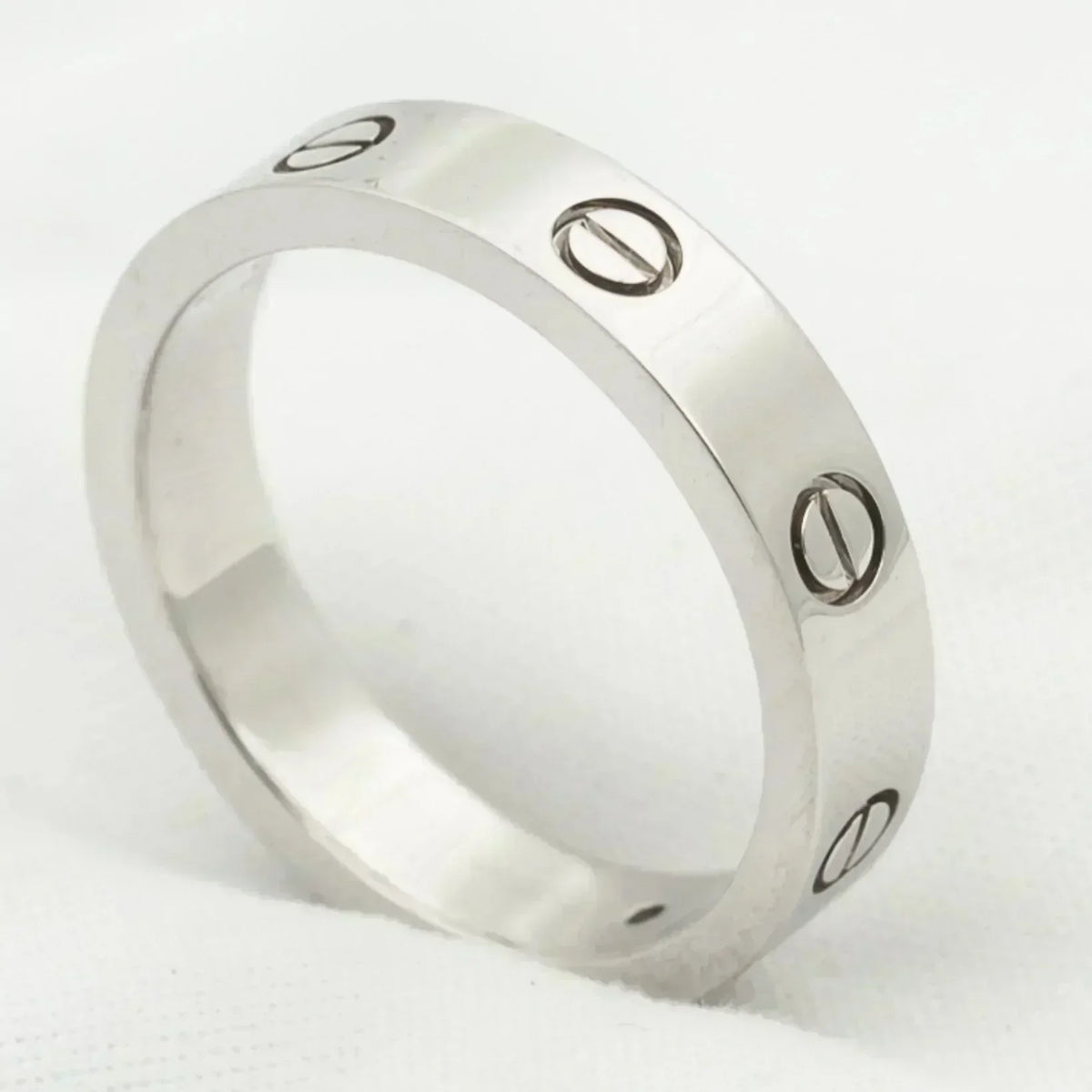 [⭐Shinejoy]LOVE RING 4MM 1P ダイヤ シルバー