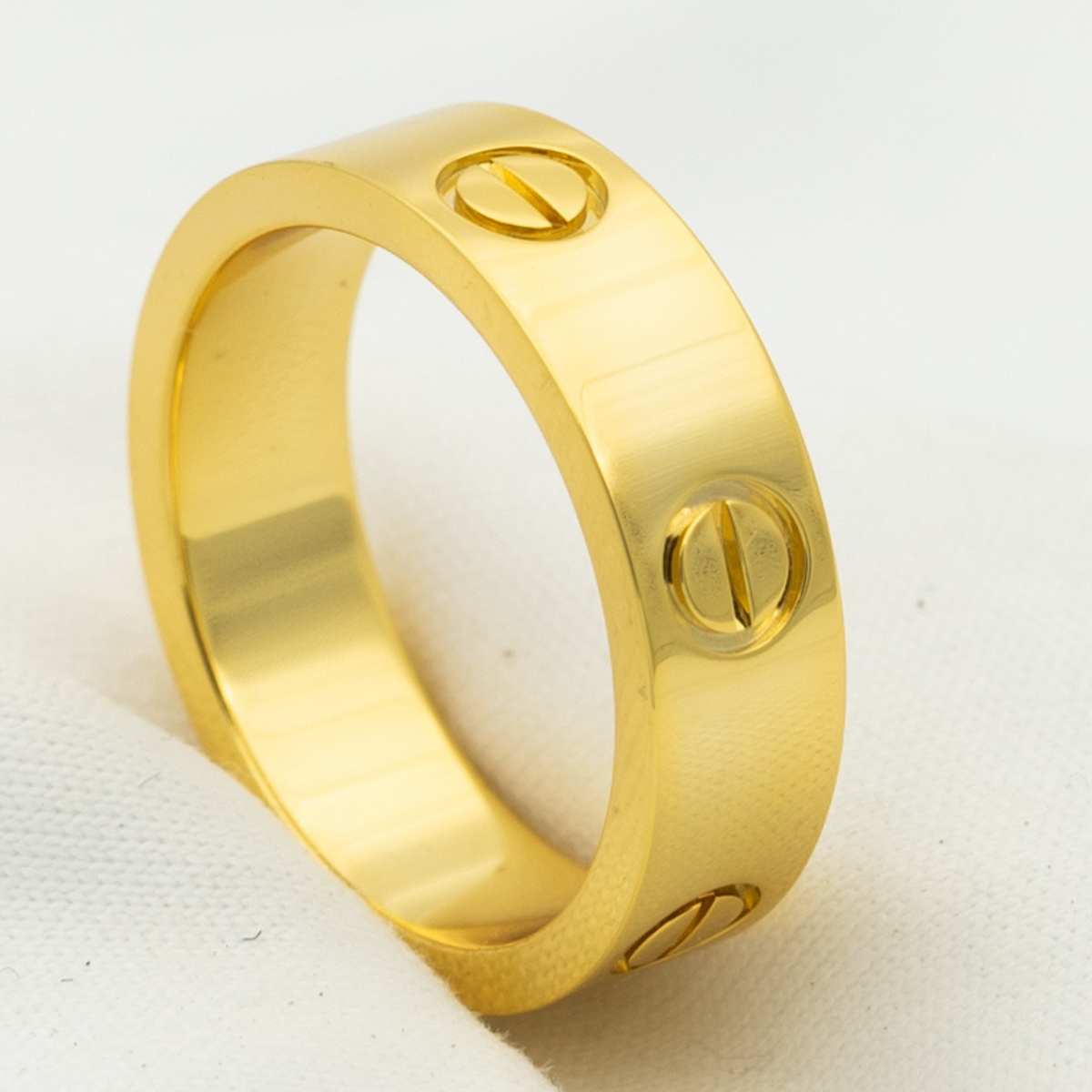 [⭐Shinejoy]LOVEリング 5.5MM ダイヤモンドなし