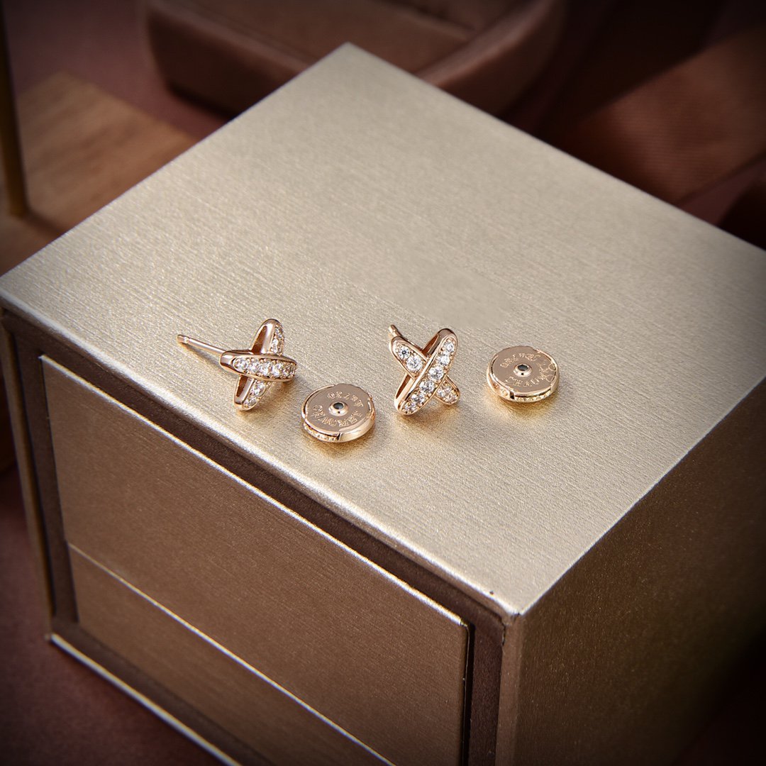 [⭐Shinejoy]ゴールドダイヤモンドピアス