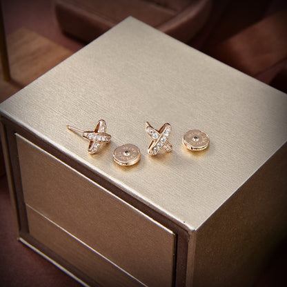[⭐Shinejoy]ゴールドダイヤモンドピアス