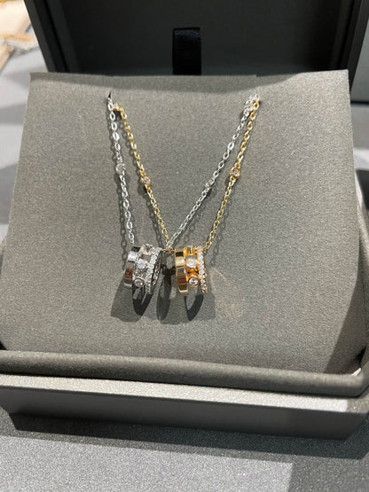 [⭐Shinejoy]CHAIN MOVE ROMANE PEDAND NECKLACE