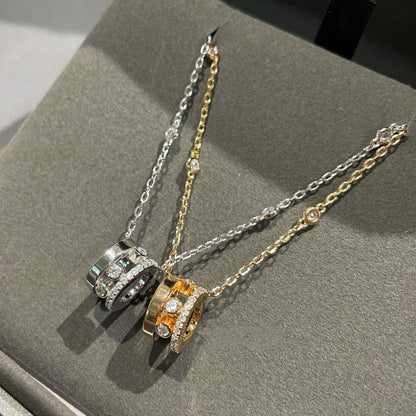 [⭐Shinejoy]CHAIN MOVE ROMANE PEDAND NECKLACE
