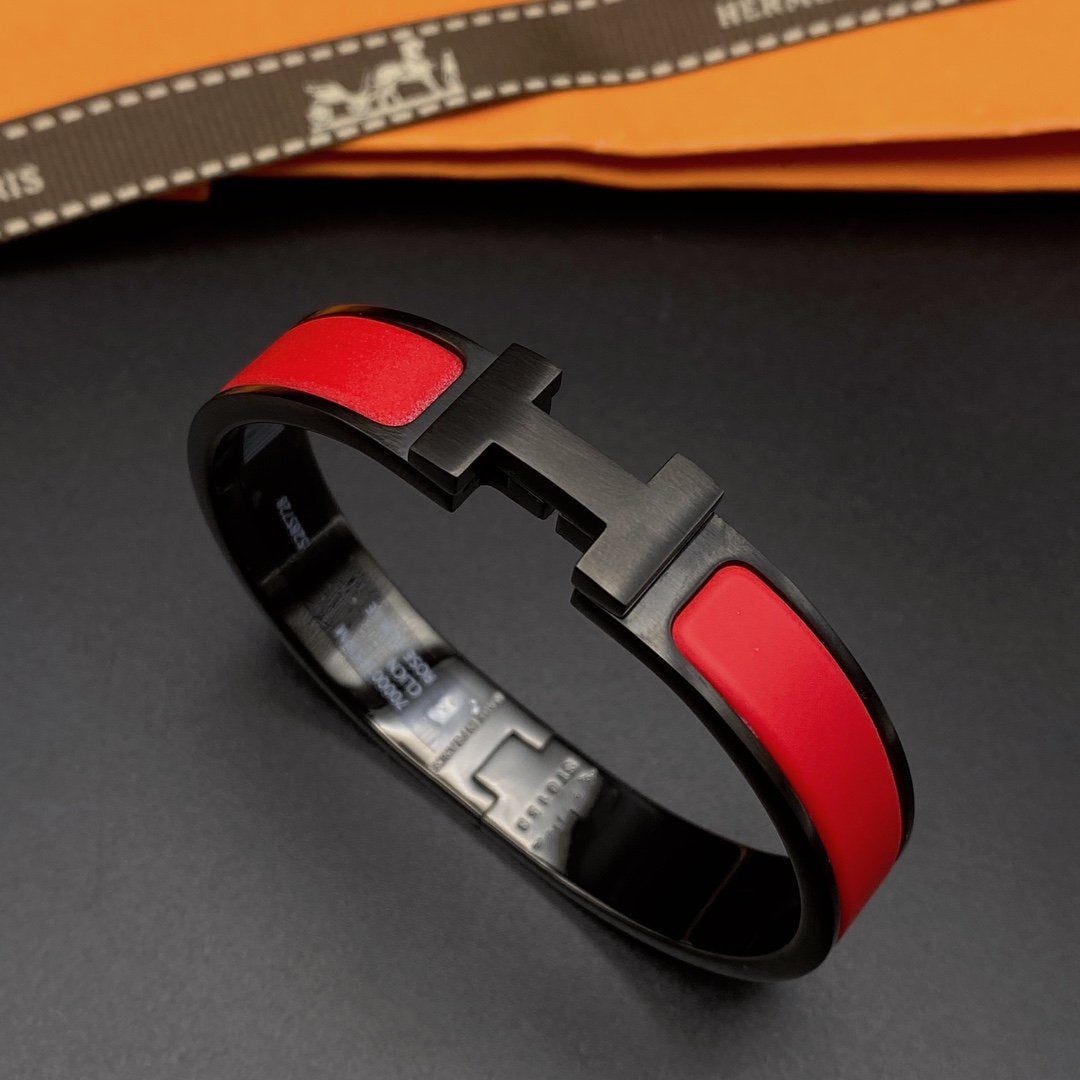 [⭐Shinejoy]CLIC HM ソーブラック レッド ブレスレット