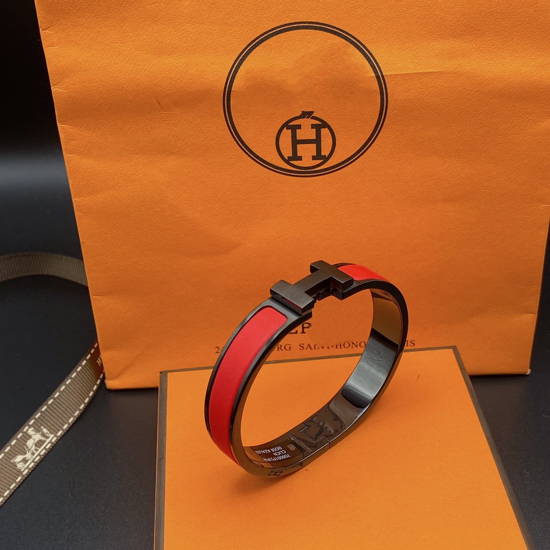 [⭐Shinejoy]CLIC HM ソーブラック レッド ブレスレット