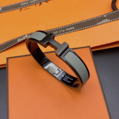 [⭐Shinejoy]CLIC HM ソーブラック グレー ブレスレット