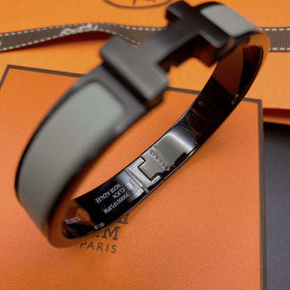 [⭐Shinejoy]CLIC HM ソーブラック グレー ブレスレット