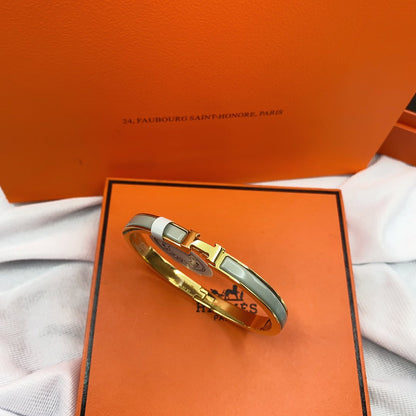[⭐Shinejoy]クラシック HM クリック グリーン 8MM エナメルブレスレット