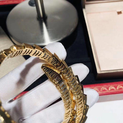 [⭐Shinejoy]SERPENTI ブレスレット 8MM ゴールド ダイヤモンド