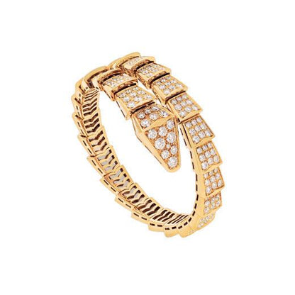[⭐Shinejoy]SERPENTI ブレスレット 8MM ゴールド ダイヤモンド