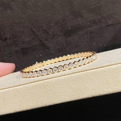 [⭐Shinejoy]BEE LOVE GOLDARMBAND VOLL DIAMANT
