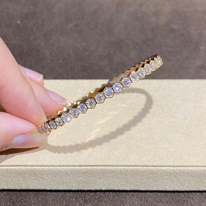 [⭐Shinejoy]BEE LOVE GOLDARMBAND VOLL DIAMANT