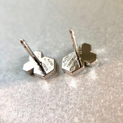 [⭐Shinejoy]BEE LOVE シルバーダイヤモンドピアス