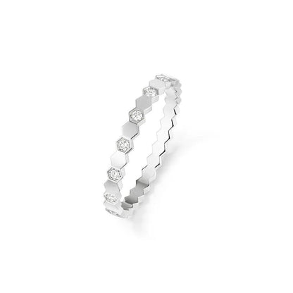[⭐Shinejoy]BEE LOVE RING SILVER DIAMOND