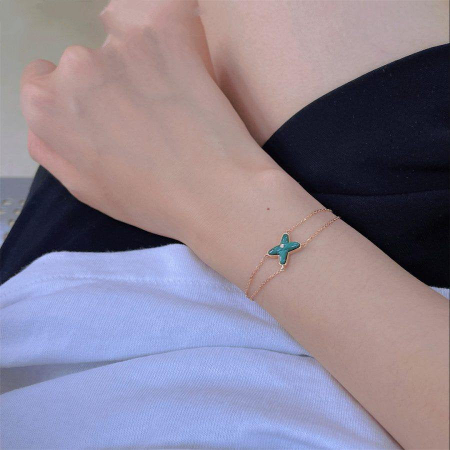 {"[⭐Shinejoy]JEUX BRACELET MALACHITE PINK GOLD 1 DIAMOND": "[⭐Shinejoy] ジュ・ドゥ・リアン ブレスレット マラカイト ピンクゴールド ダイヤモンド1石"}
