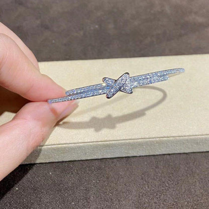 [⭐Shinejoy]JEUX DE BRACELET DIAMONDS SILVER