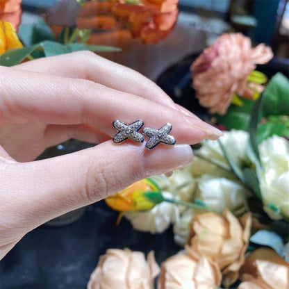 [⭐Shinejoy]シルバーダイヤモンドピアス
