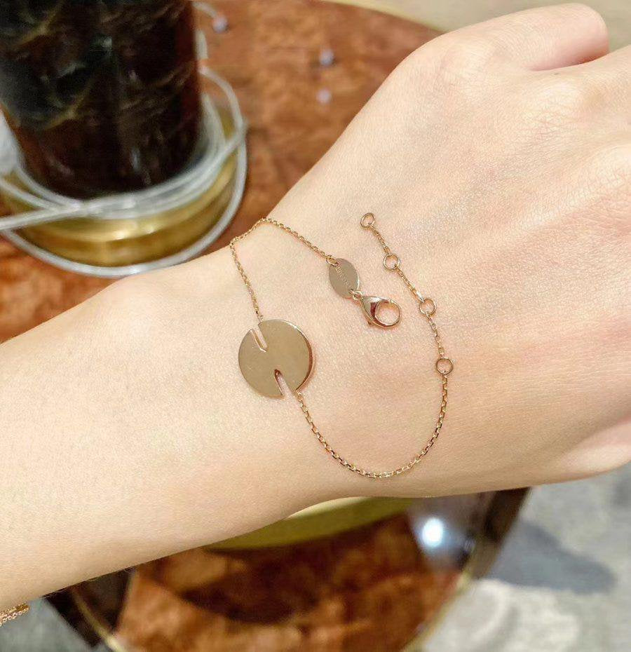 [⭐Shinejoy]JEUX DE BRACELET MOP PINK GOLD DIAMONDS