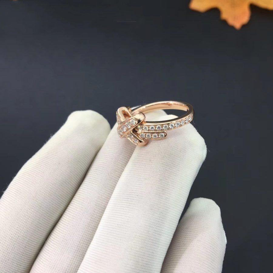[⭐Shinejoy]JEUX DE RING ピンクゴールド ダイヤモンド