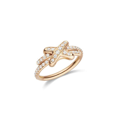[⭐Shinejoy]JEUX DE RING ピンクゴールド ダイヤモンド